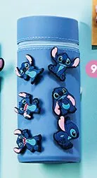 Piórnik tuba z pinami Stitch St. Majewski promocja w Biedronka