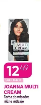 Farba do włosów Joanna Multi Cream promocja w Drogerie Koliber