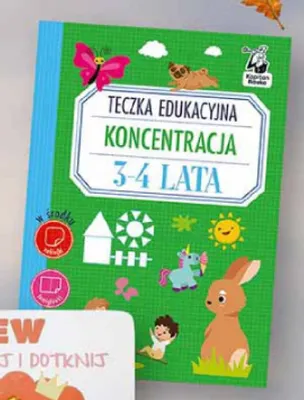 Teczka edukacyjna Koncentracja 3-4 lata Kapitan Nauka promocja w Biedronka