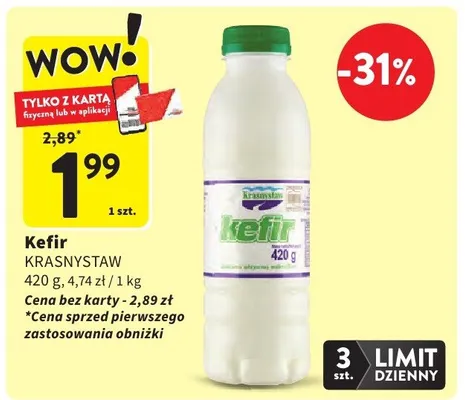 Kefir promocja w Intermarche