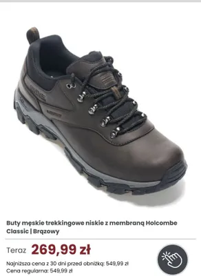Buty męskie trekkingowe Regatta Holcombe Classic promocja w Regatta