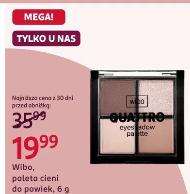 Paleta cieni do powiek Wibo promocja w Rossmann