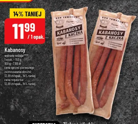 Kabanosy Bon Towarowy promocja w POLOmarket