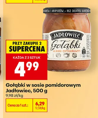 Gołąbki w sosie pomidorowym Jadłowiec 500 g promocja w Biedronka