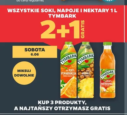Nektar Tymbark Ananas promocja w Netto