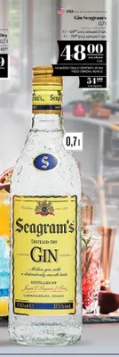 Gin Seagram's promocja w POLOmarket