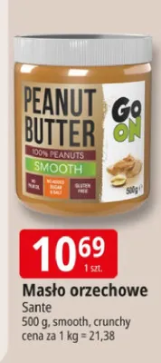 Masło orzechowe smooth, crunchy promocja w Leclerc