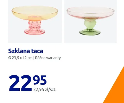Szklana taca promocja w Action