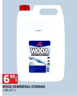 Woda demineralizowana promocja w Merkury Market