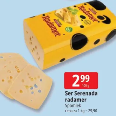 Ser Serenada radamer Spomlек promocja w Leclerc