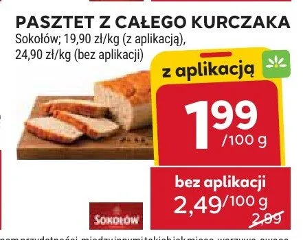Pasztet z całego kurczaka promocja w Stokrotka