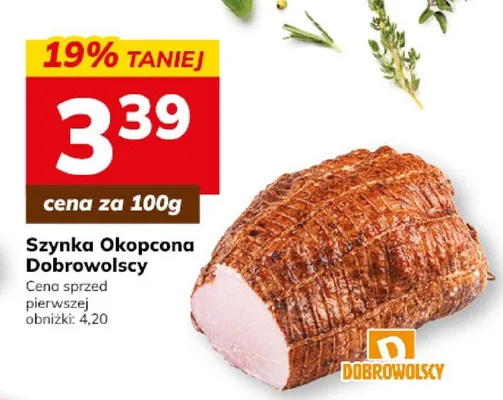 Szynka Okopcona Dobrowolscy promocja w Hitpol