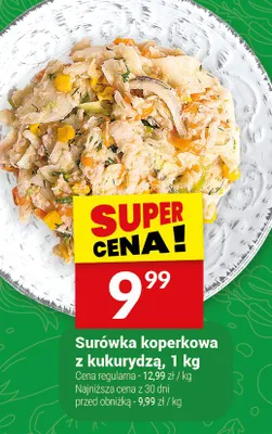 Surówka koperkowa z kukurydzą promocja w Twój Market