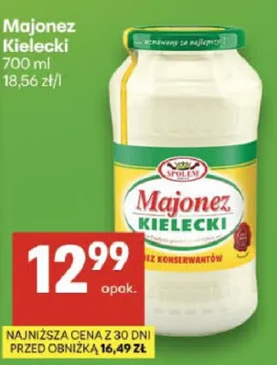 Majonez Kielecki promocja w Delikatesy Centrum