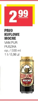 Piwo Kuflowe Mocne promocja w SPAR