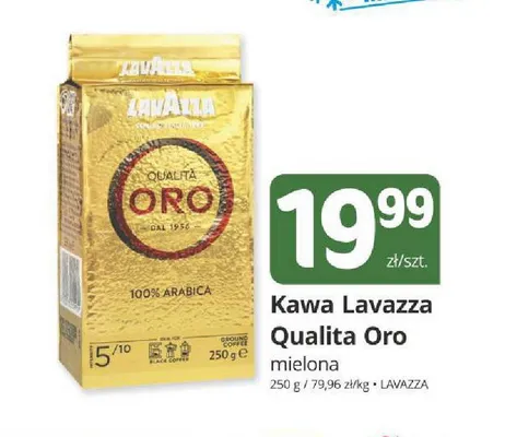 Kawa mielona Lavazza Qualita Oro promocja w Marketvita