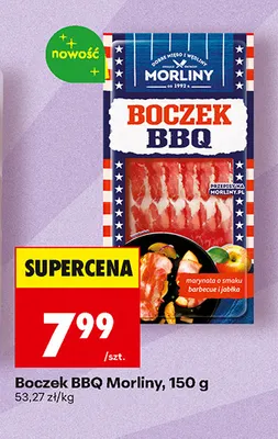 Boczek BBQ Morliny promocja w Biedronka