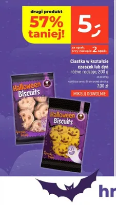 Ciastka w kształcie dyń Spooky Treats promocja w Dealz