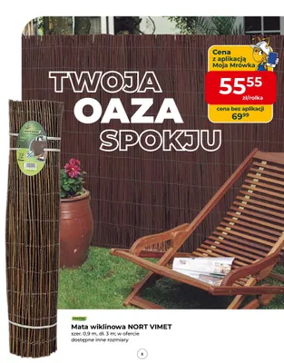 Mata wiklinowa Nortene Nort Vimet promocja w PSB Mrówka