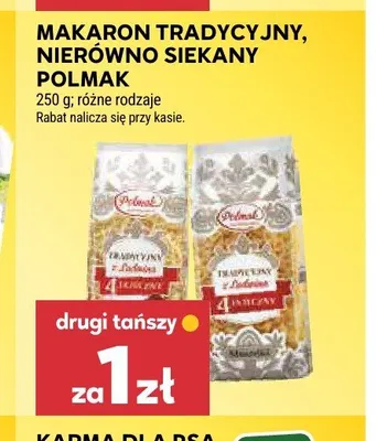 Makaron tradycyjny Polmak promocja w Stokrotka