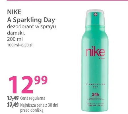 Dezodorant NIKE A Sparkling Day dezodorant w sprayu damski promocja w Hebe