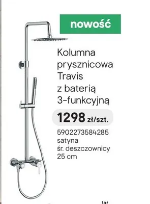 Kolumna prysznicowa Valvex Travis z baterią 3-funkcyjną promocja w Castorama