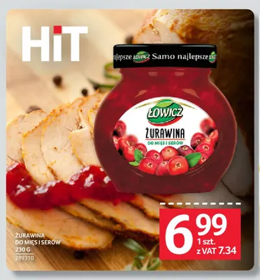 Żurawina do mięs i serów Łowicz promocja w Selgros