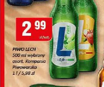 Piwo Lech Premium promocja w Chorten