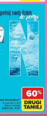 Woda mineralna Nałęczowianka 6-pak promocja w Carrefour