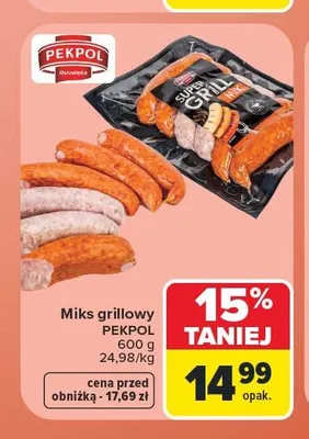 Miks grillowy Pekpol promocja w Carrefour
