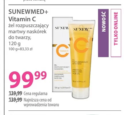 Żel rozpuszczający martwy naskórek do twarzy Sunewmed+ Vitamin C promocja w Hebe