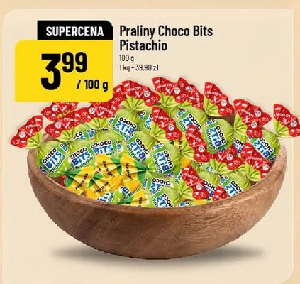 Cukierki Choco Bits Pistachio promocja w POLOmarket