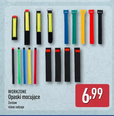 Opaski mocujące WORKZONE promocja w Aldi