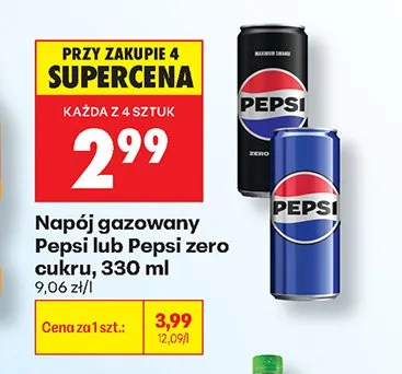 Napój gazowany Pepsi promocja w Biedronka
