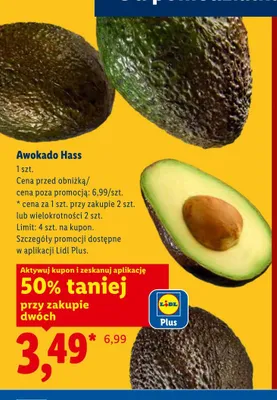 Awokado Hass promocja w Lidl