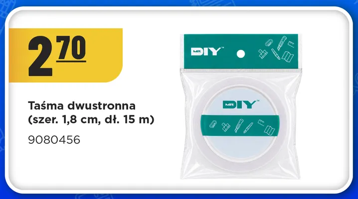 Taśma dwustronna MR. DIY promocja w MR. DIY