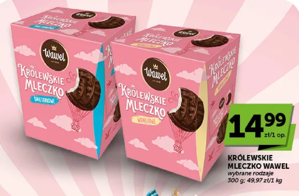 Królewskie Mleczko waniliowe Wawel promocja w Euro Sklep