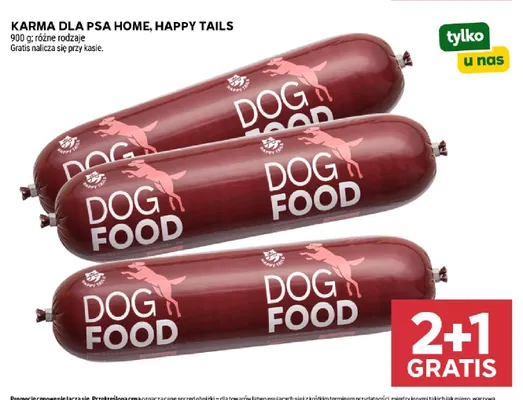 Karma dla psa Happy Tails promocja w Stokrotka