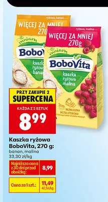 Kaszka ryżowa banan promocja w Biedronka