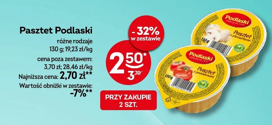Pasztet Podlaski z pieczarkami promocja w Żabka