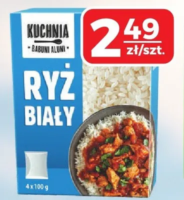Ryż biały Kuchnia Babuni Aluni promocja w Top Market