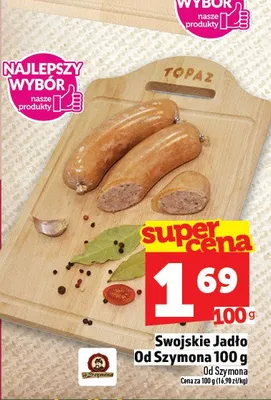 Swojskie jadło od Szymona promocja w TOPAZ