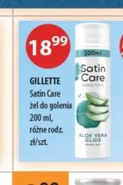 Żel do golenia Gillette Satin Care promocja w Drogerie Laboo