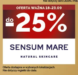 Kosmetyki Sensum Mare promocja w Ziko Dermo