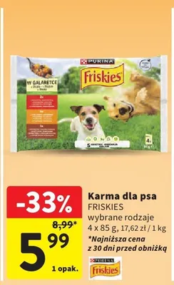 Karma wybrane rodzaje *Najniższa cena z 30 dni przed obniżką promocja w Intermarche