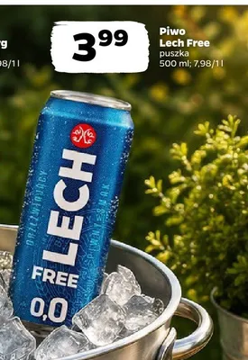 Piwo bezalkoholowe Lech Free 0,0% promocja w Netto