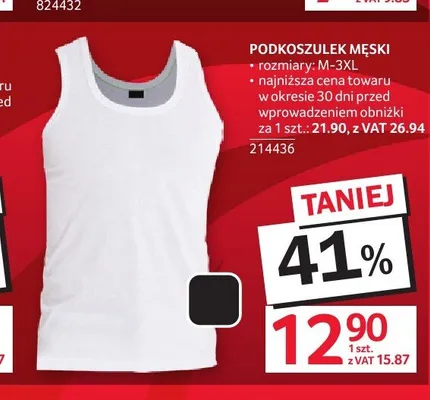 Podkoszulek męski promocja w Selgros
