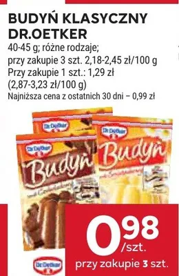 Budyń klasyczny promocja w Stokrotka