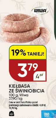 Kiełbasa ze świniobicia Wiwa promocja w Chata Polska