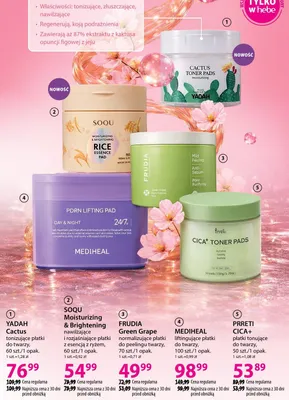 Płatki normalizujące Green Grape do peelingu twarzy promocja w Hebe